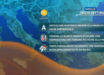 In arrivo una pausa dal caldo intenso