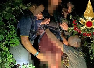 Ritrovata di Notte dai Vigili del Fuoco