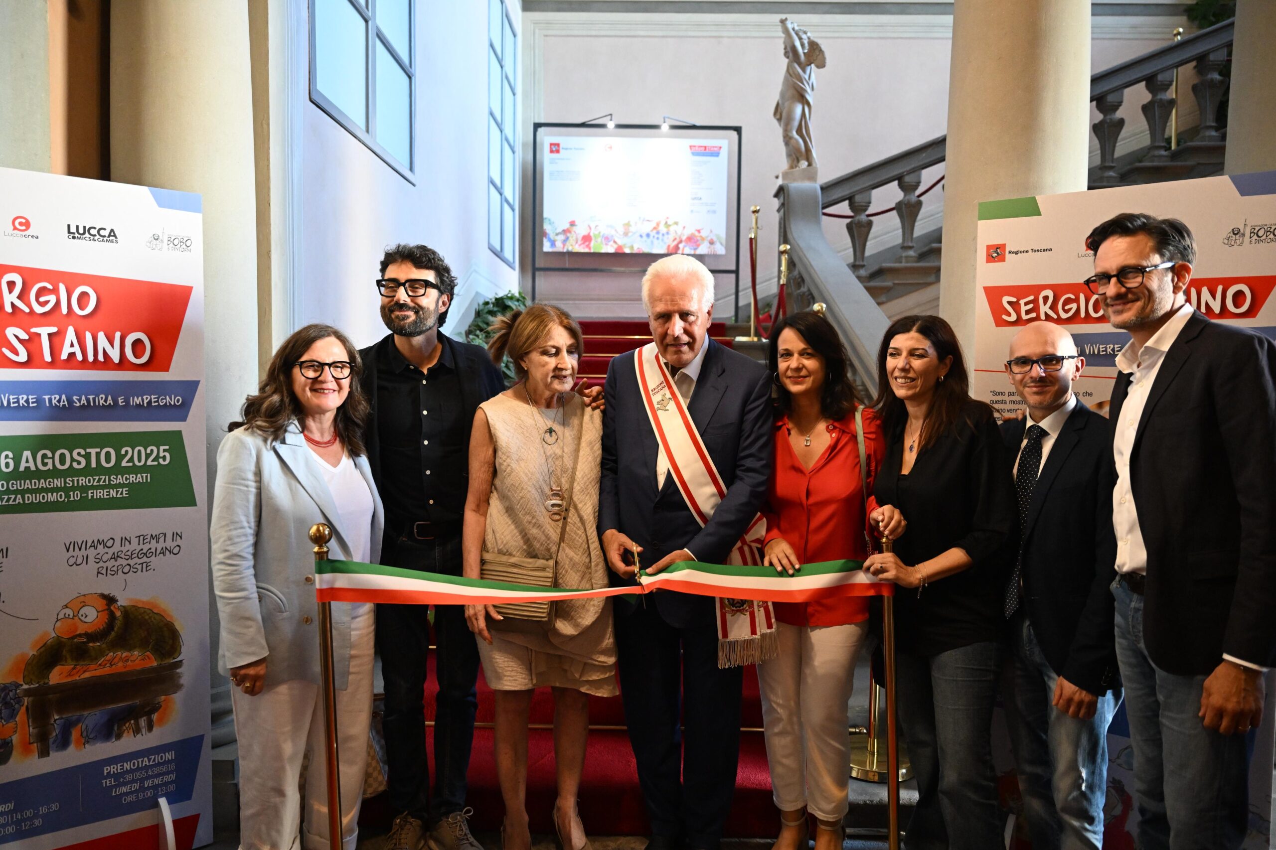Satira e impegno: Giani inaugura la ‘Sala Staino’