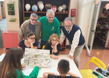 I piccoli pazienti del Meyer esplorano i dintorni dell'ospedale