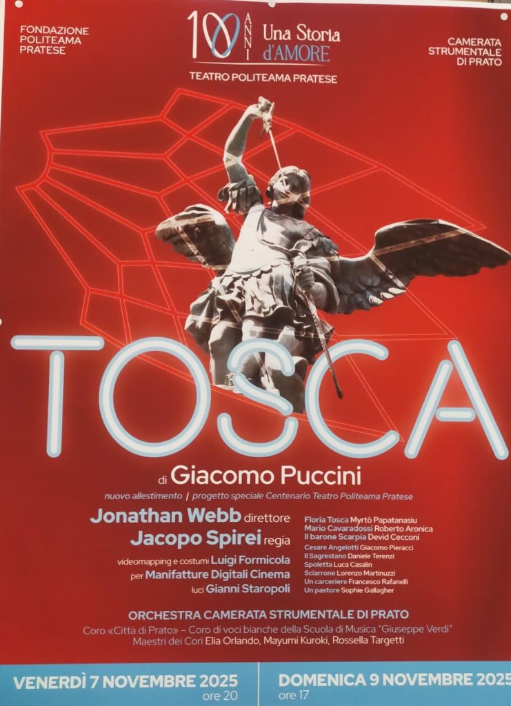 Il Politeama festeggia il centenario con una 'Tosca' tra passato e futuro.