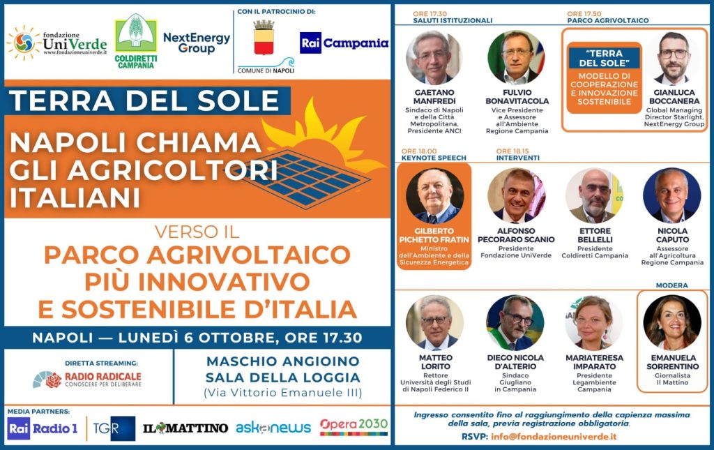 Nella Terra dei Fuochi nasce Terra del Sole: il parco agrivoltaico più innovativo e sostenibile d'Italia