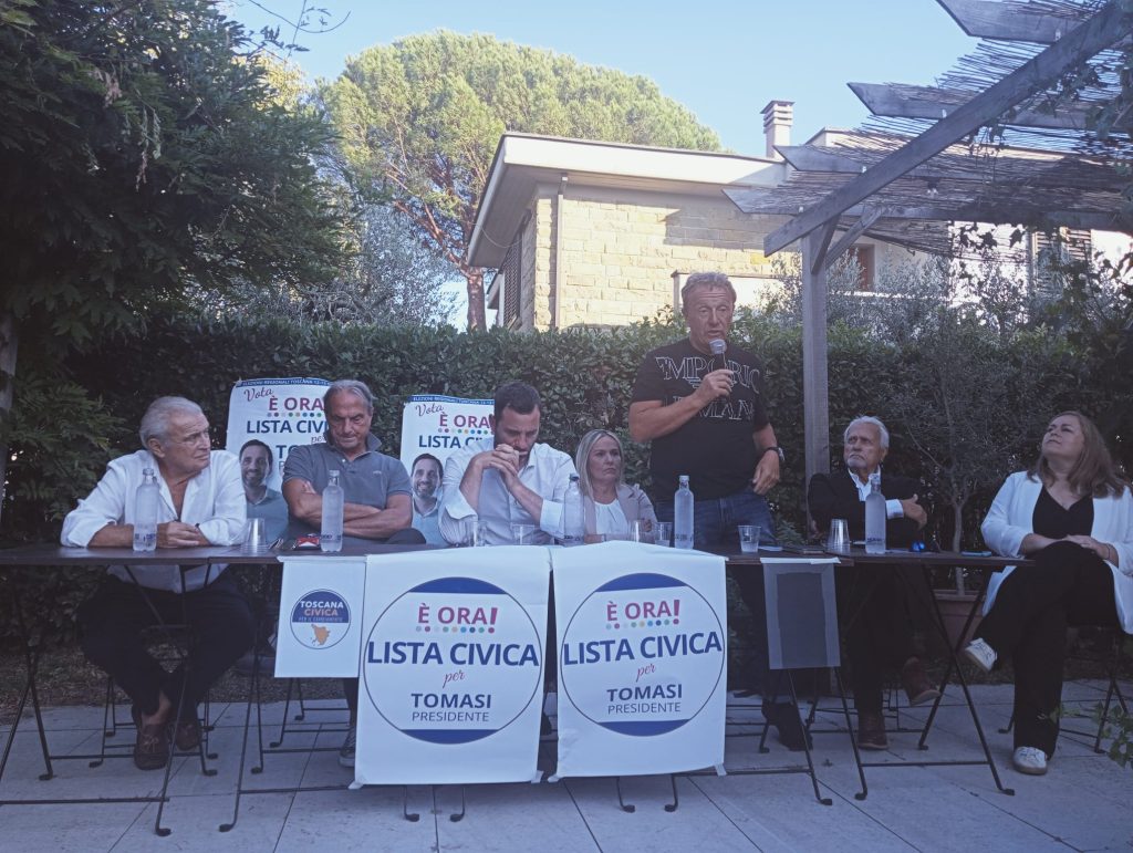 Regionalismo: Toscana Civica supporta Tomasi con la presentazione dei candidati della lista 'È Ora!'