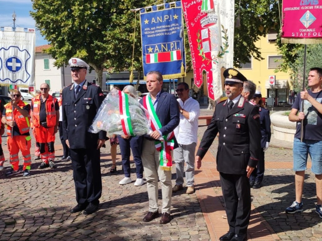 Santa Croce sull’Arno celebra la liberazione: 81 anni dal ritorno della democrazia