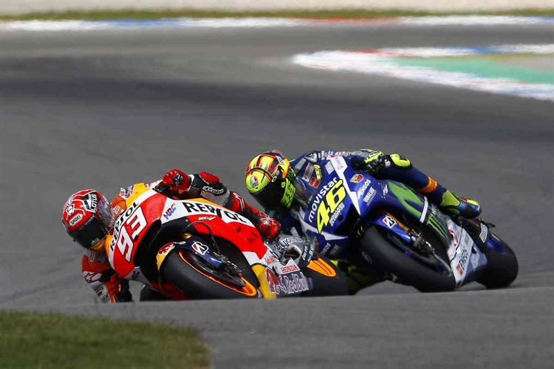 Marquez e Rossi, botta e risposta (www.okmugello.it - X Grand Slam Racing)