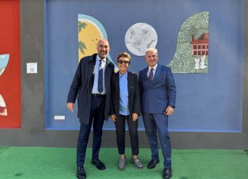 A Bari si inaugura un murale di 300 metri dedicato a legalità, ambiente e inclusione