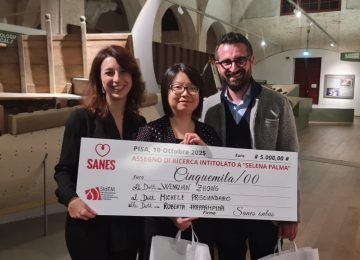 AOU Pisana: Primo Premio 'Selena Palma' alla specialista Wenqian Zhong del Centro Trasfusionale