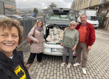 Continua l'impegno della Sds EVV per i senzatetto durante l'inverno.