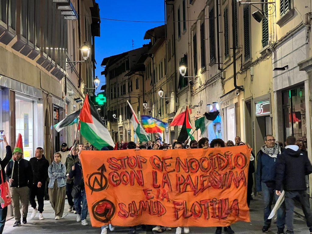 In piazza per la Flottiglia e la Palestina: “Empoli sa da che parte stare”