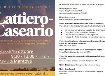 Ismea e Clal a Mantova: Potenziare il Settore Lattiero-Caseario