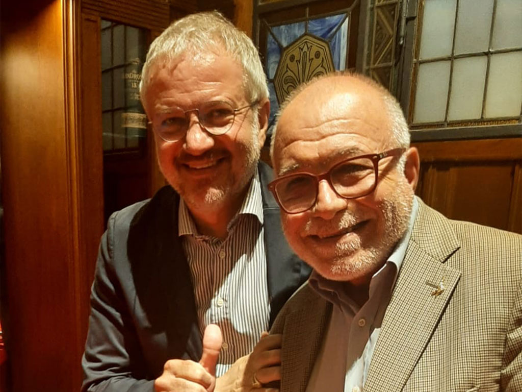 La Lega a Castelfiorentino: Marco Cordone e il senatore Borghi al gazebo elettorale