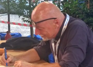 Lo scrittore Paolo Nori al 'Wor(l)d in Progress' di Vinci