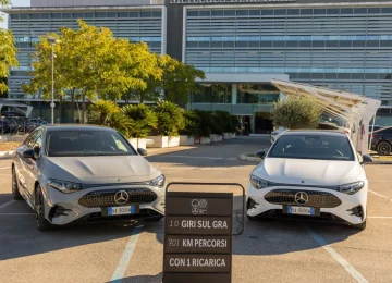 Mercedes-Benz CLA 205+: oltre 700 km con un pieno di energia sul GRA di Roma