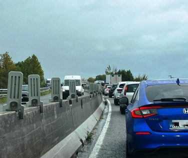 Pioggia: due incidenti e disagi sulla Fi-Pi-Li, oltre 3 km di coda a San Miniato verso Firenze e 5 km a Cascina