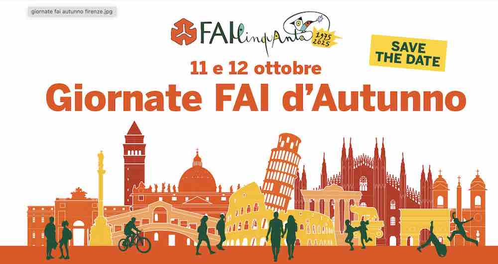 Ritornano l'11 e 12 ottobre le Giornate FAI d'Autunno: 28 luoghi aperti in Toscana!