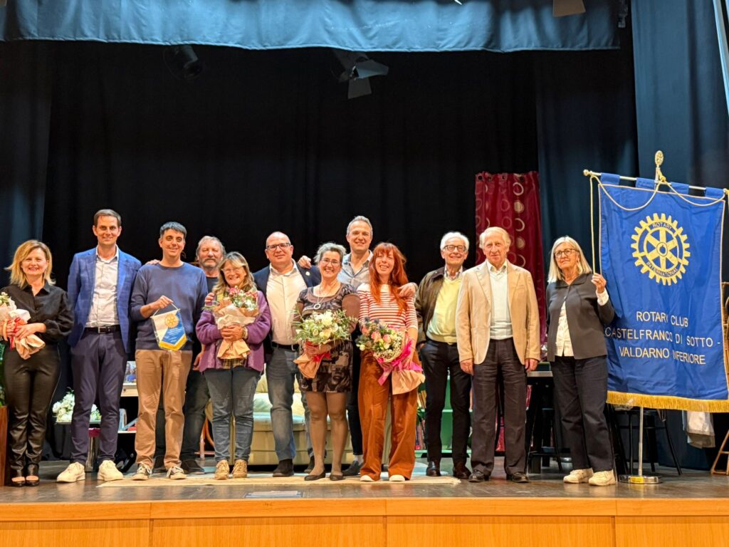 Rotary Castelfranco di Sotto e Quattro Rose Rosse: una serata all'insegna della solidarietà