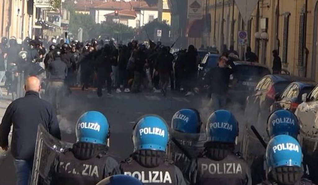 Scontri a Pisa-Verona: cinque tifosi ospiti arrestati