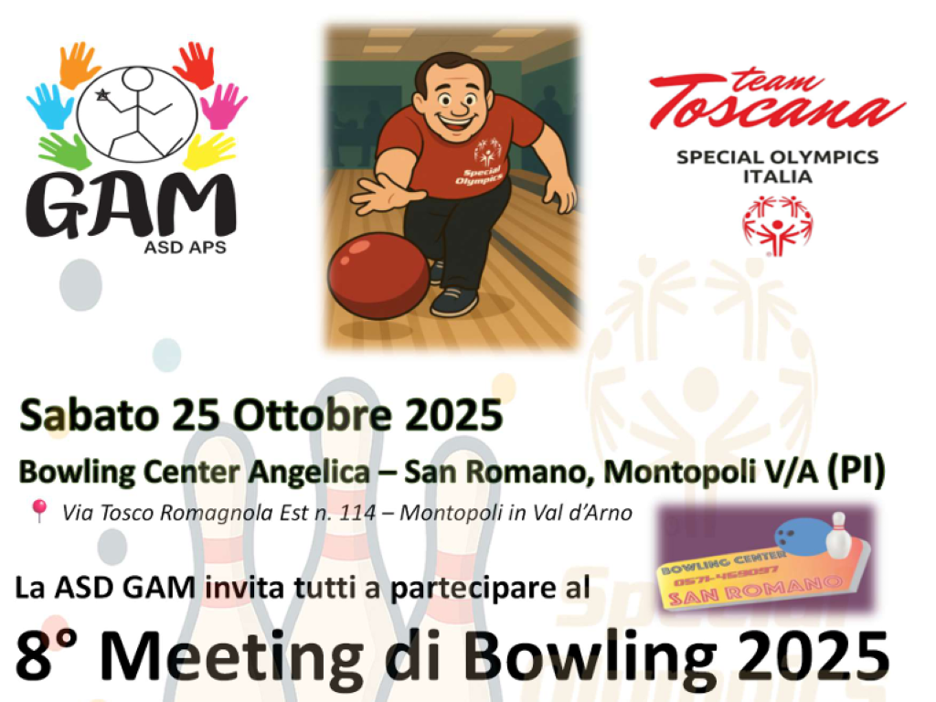 Sport e inclusione: torna l'Ottavo Meeting di Bowling delle Special Olympics