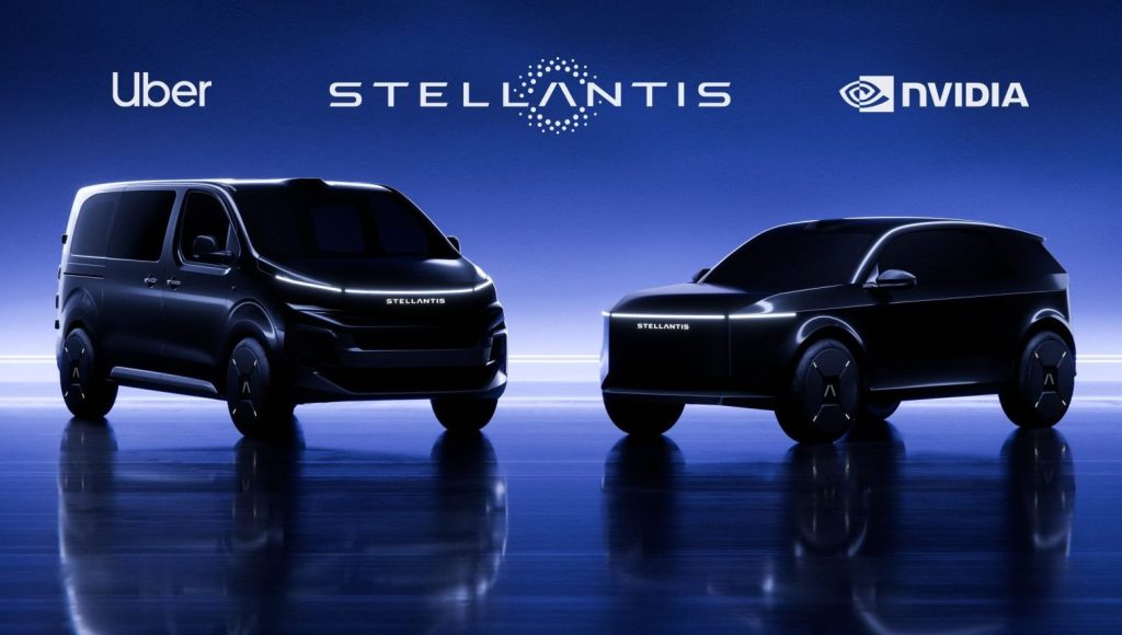 Stellantis annuncia una nuova partnership con Nvidia, Uber e Foxconn per lo sviluppo dei robotaxi