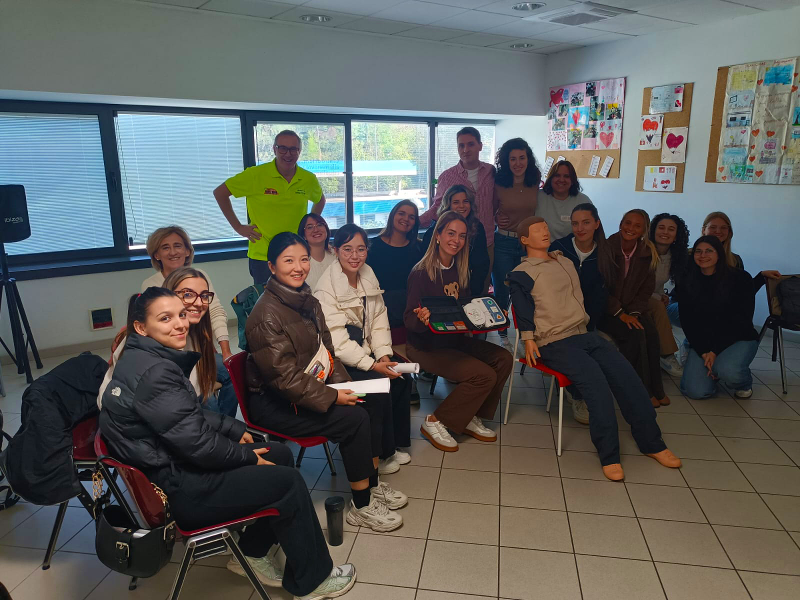 Successo dei corsi di BLSD per gli studenti e le studentesse dell'Università di Siena