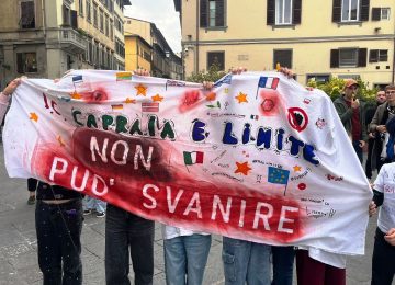 300 al presidio contro la fusione dell'Istituto di Capraia e Limite