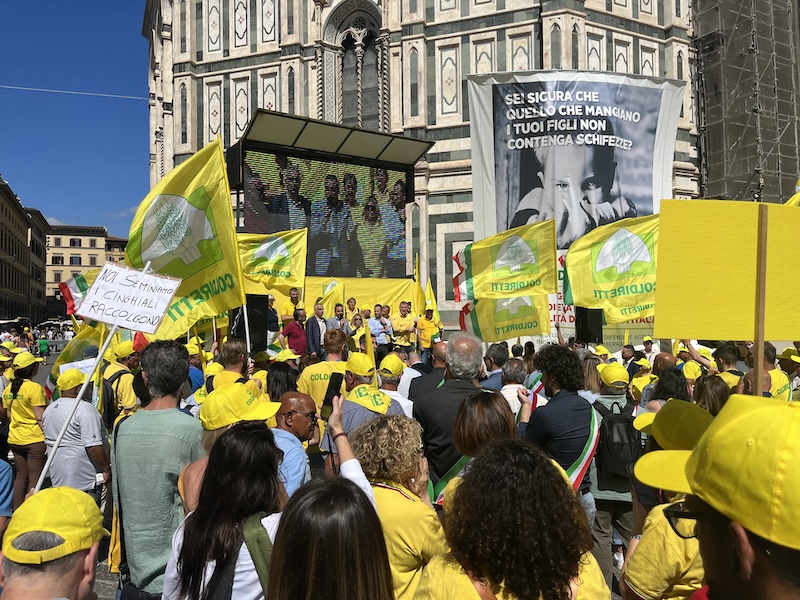 "Fermiamo la peste suina": Coldiretti scende in piazza