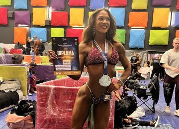 Gaia Angiolini del 'Team Sacino Coaching' è vicecampionessa ai Campionati Europei di Bodybuilding Naturale.