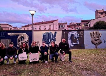 “Pace”: la nuova opera murale di Zero-T a Poggibonsi