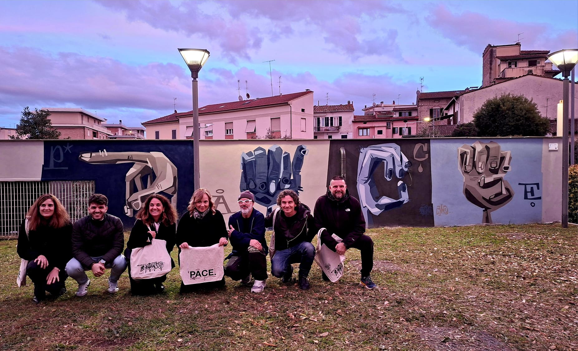 “Pace”: la nuova opera murale di Zero-T a Poggibonsi