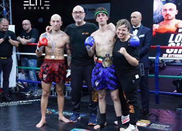 Stiljan Shehu del Team Kaimuay di Prato vince il titolo nazionale WMC di Muay Thai nella categoria 63,5 kg