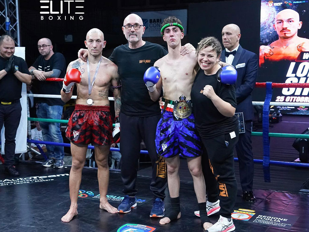 Stiljan Shehu del Team Kaimuay di Prato vince il titolo nazionale WMC di Muay Thai nella categoria 63,5 kg