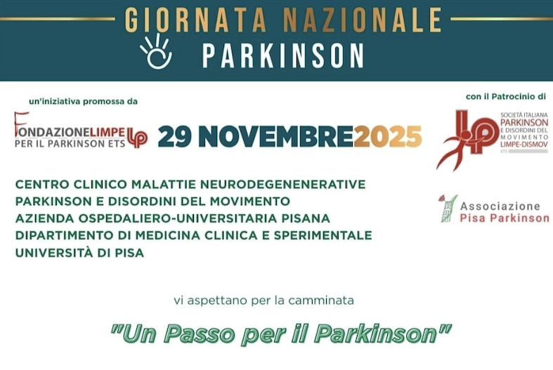 "Un passo per il Parkinson": a Pisa, la passeggiata inclusiva nella Giornata Nazionale