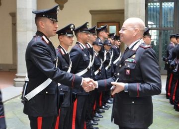 In Toscana arrivano 238 nuovi carabinieri per potenziare la sicurezza del territorio.