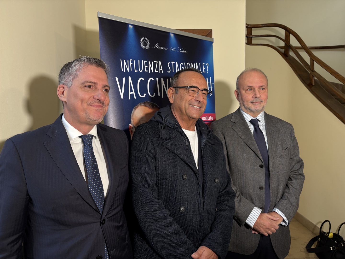 Al via la nuova campagna nazionale per la vaccinazione antinfluenzale con Carlo Conti come testimonial