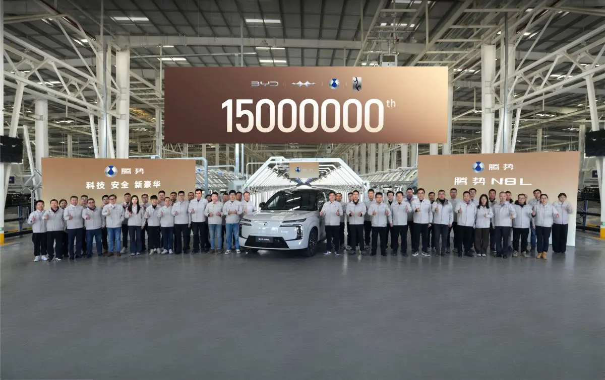BYD: 15 Milioni di Veicoli a Nuova Energia prodotti