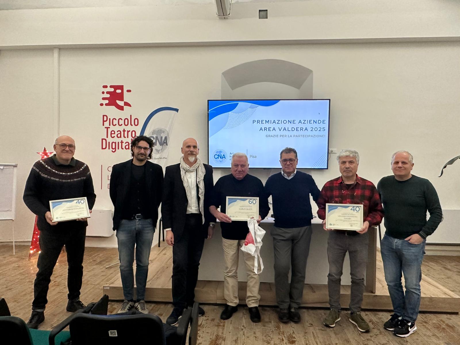 Cna Pisa premia le aziende più longeve e virtuose