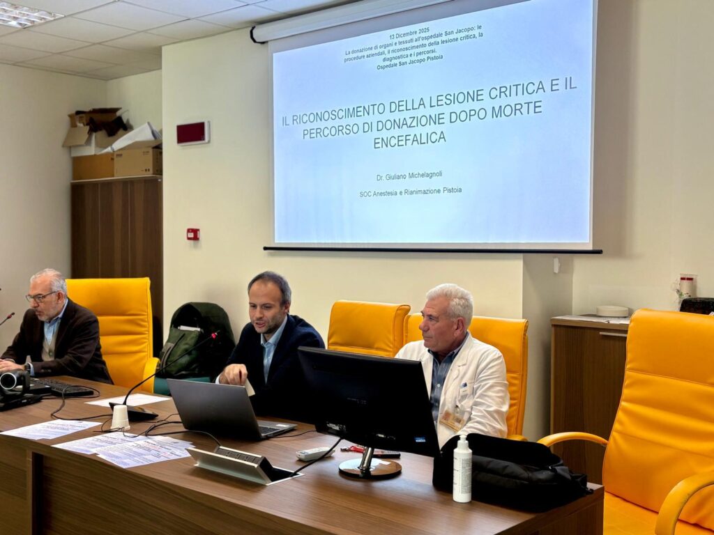 Donazione e trapianti: incontro tra professionisti sanitari e Testimoni di Geova all'ospedale San Jacopo di Pistoia