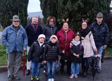 Facciamo il Pedibus: grande successo questa mattina per la sperimentazione in tutte le frazioni