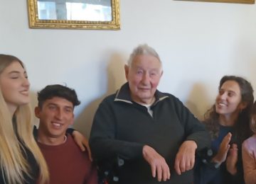 Livorno celebra i 100 anni di nonno Furio Moretti