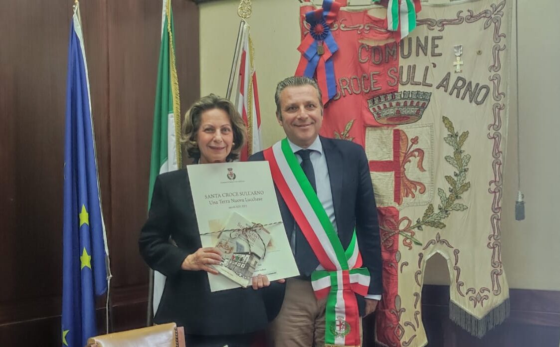 Il Prefetto Maria Luisa D'Alessandro in visita a Santa Croce sull'Arno