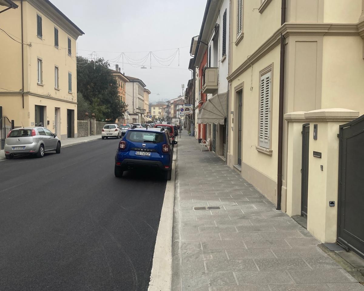 Lavori nel centro di Lamporecchio: la soddisfazione di Confesercenti