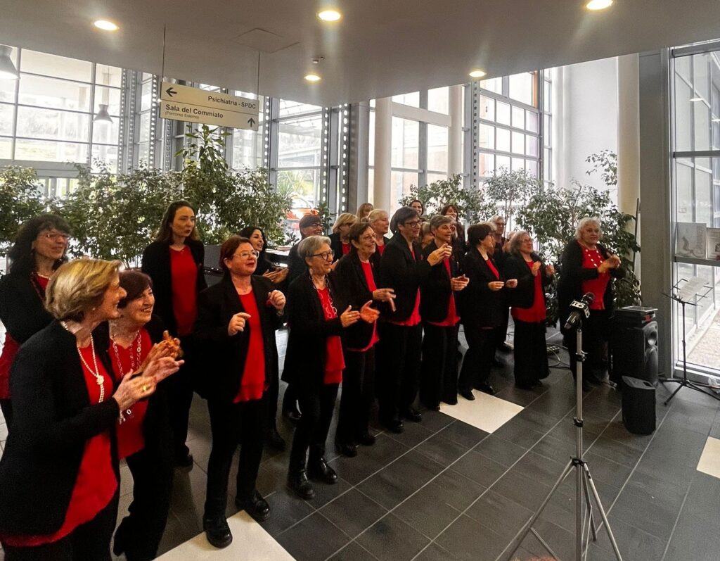 Le voci del Concerto di Natale questa mattina al San Giovanni di Dio