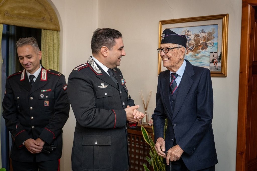 Lucca in festa: il carabiniere Fulvio Infante compie 102 anni