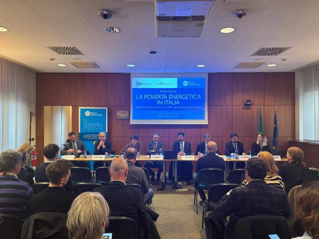 Oipe: Nel 2024, 2,4 milioni di famiglie saranno in povertà energetica