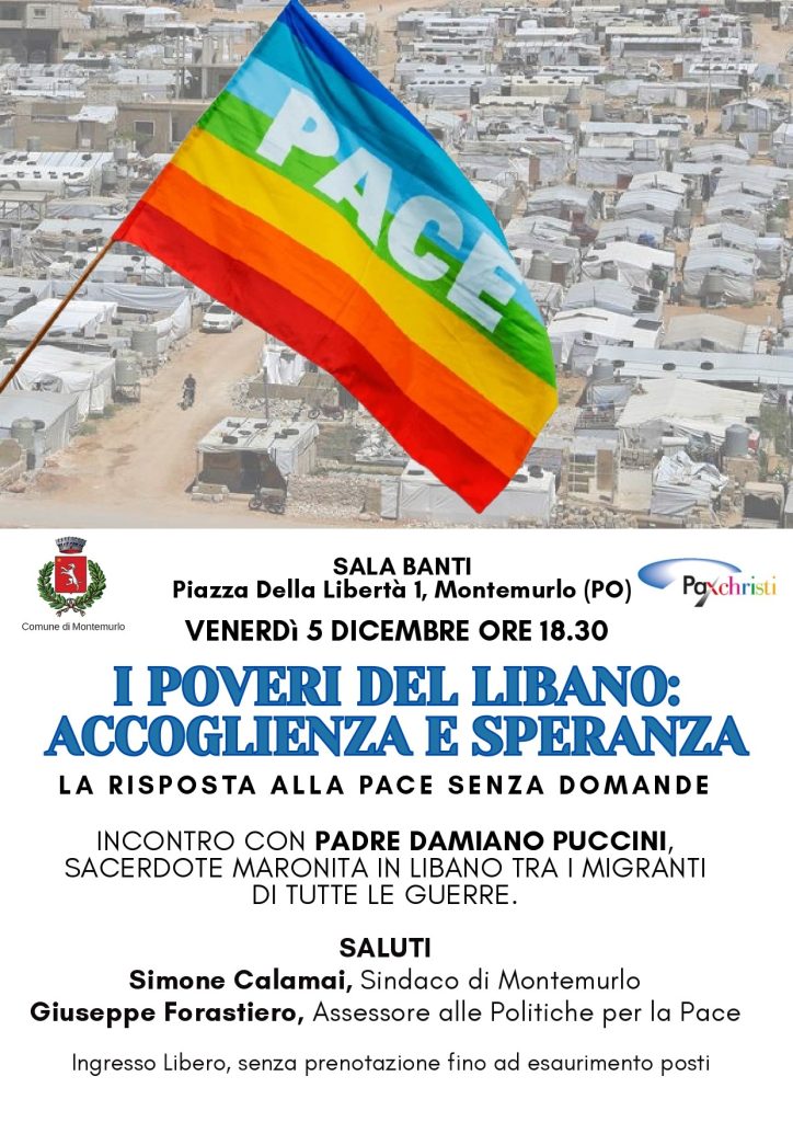 Padre Damiano Puccini narra la vita dei poveri in Libano: accoglienza e speranza