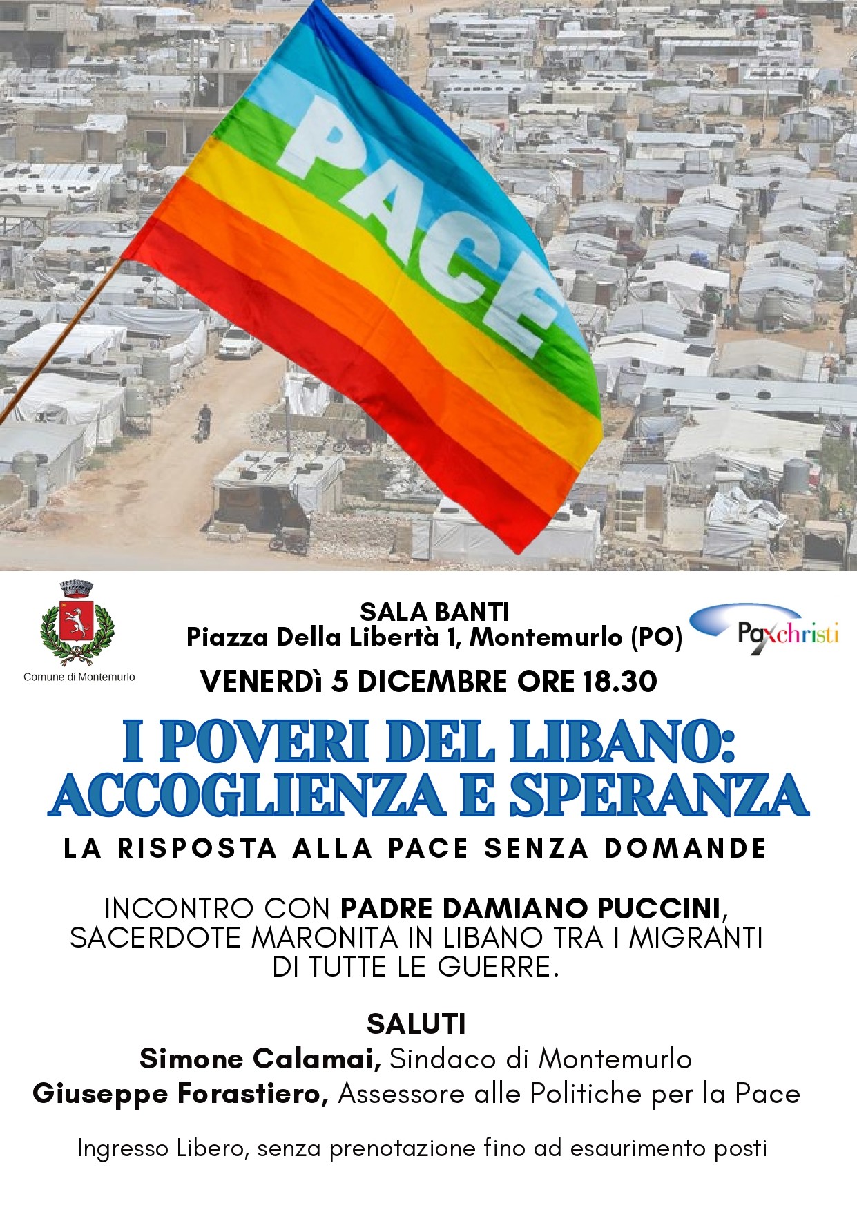 Padre Damiano Puccini narra la vita dei poveri in Libano: accoglienza e speranza