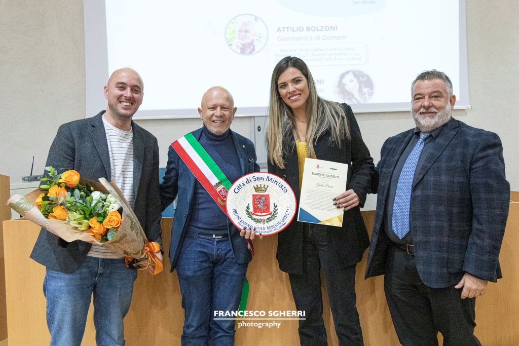 Premio 'Roberto Ghinetti' 2025: premiati Giulia Pisani e Attilio Bolzoni