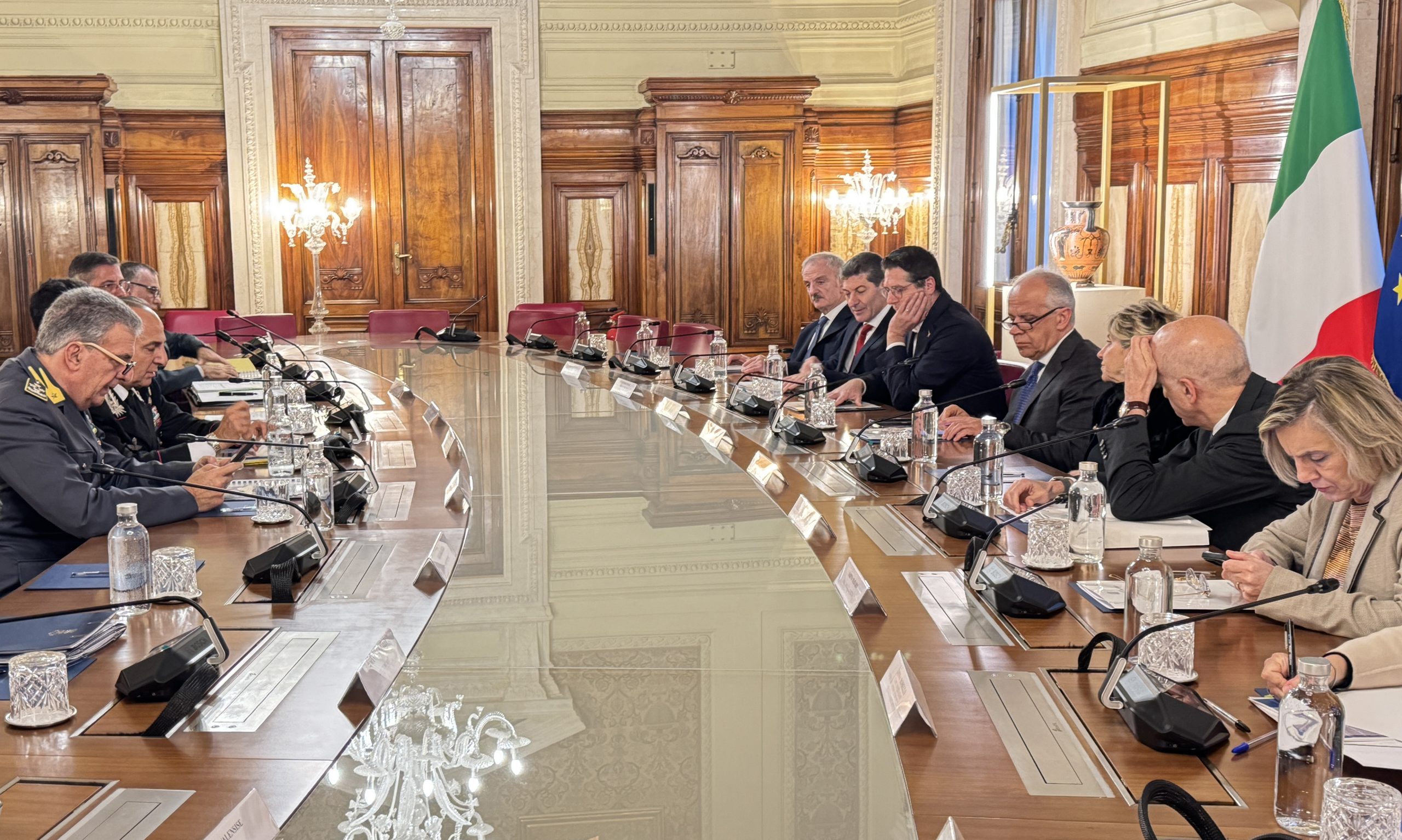 Riunione del Comitato Nazionale per l'Ordine e la Sicurezza Pubblica al Viminale