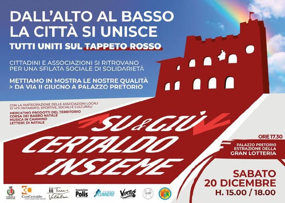 Un weekend natalizio che collega la città con 'Su e Giù Certaldo Insieme' organizzato dall'Associazione Terra di Valdelsa