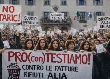 Campi Bisenzio: il comitato No Taric avvia una protesta civile contro il sistema di tariffazione dei rifiuti.